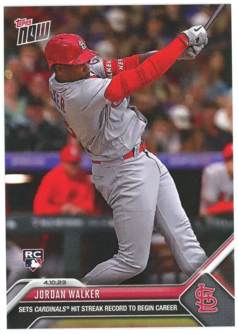 MLB 2023 Topps Now Baseball Single Card Jordan Walker Exclusive 95