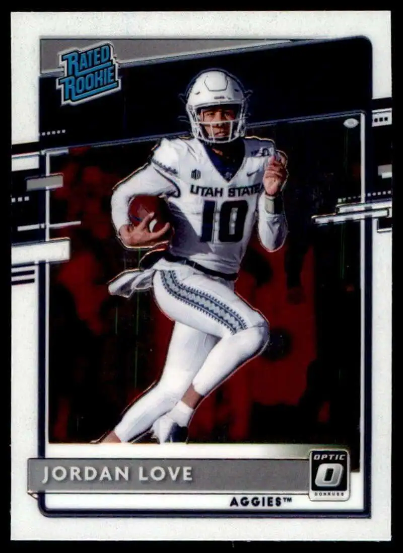 NFL Green Bay Packers 2020 Panini Chronicles Draft Picks Donruss Optic Jordan Love #7 [Rated Rookie]