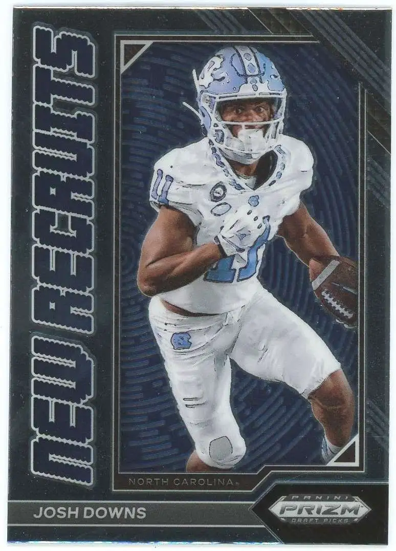 NFL 2023 Panini Prizm Draft Picks Josh Downs NR-11 [Rookie, New Recruits]