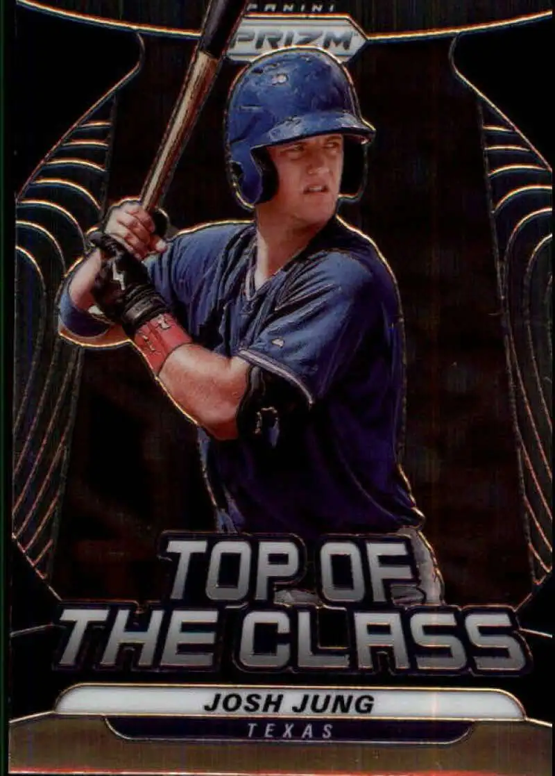 MLB Texas Rangers 2020 Panini Prizm Josh Jung TOC-8 [Rookie, Top of the Class]