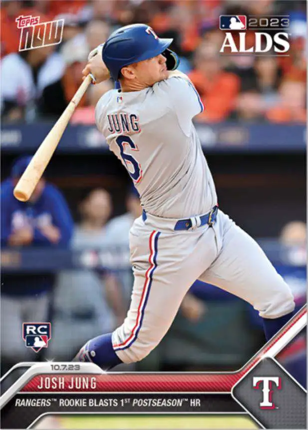 Josh Jung 2023 Topps Series 2 Chrome Stars of MLB Rookie Card