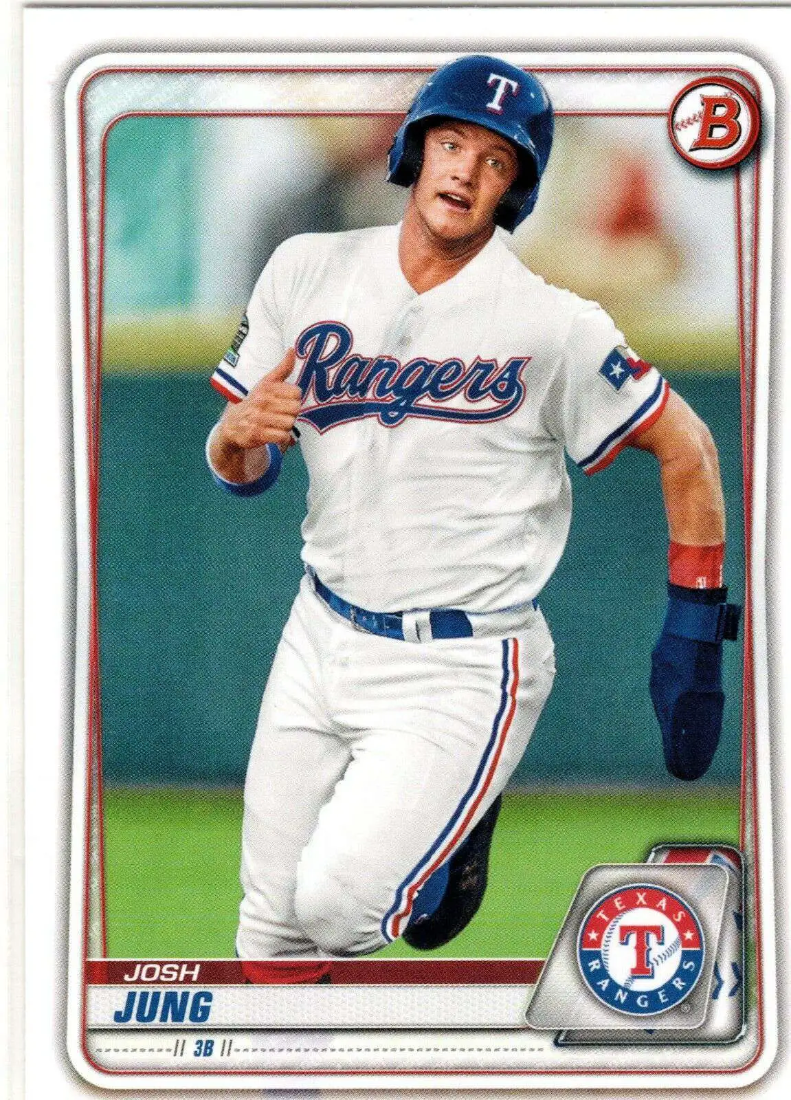 MLB Texas Rangers 2020 Bowman Draft Single Card Josh Jung BD197 Rookie