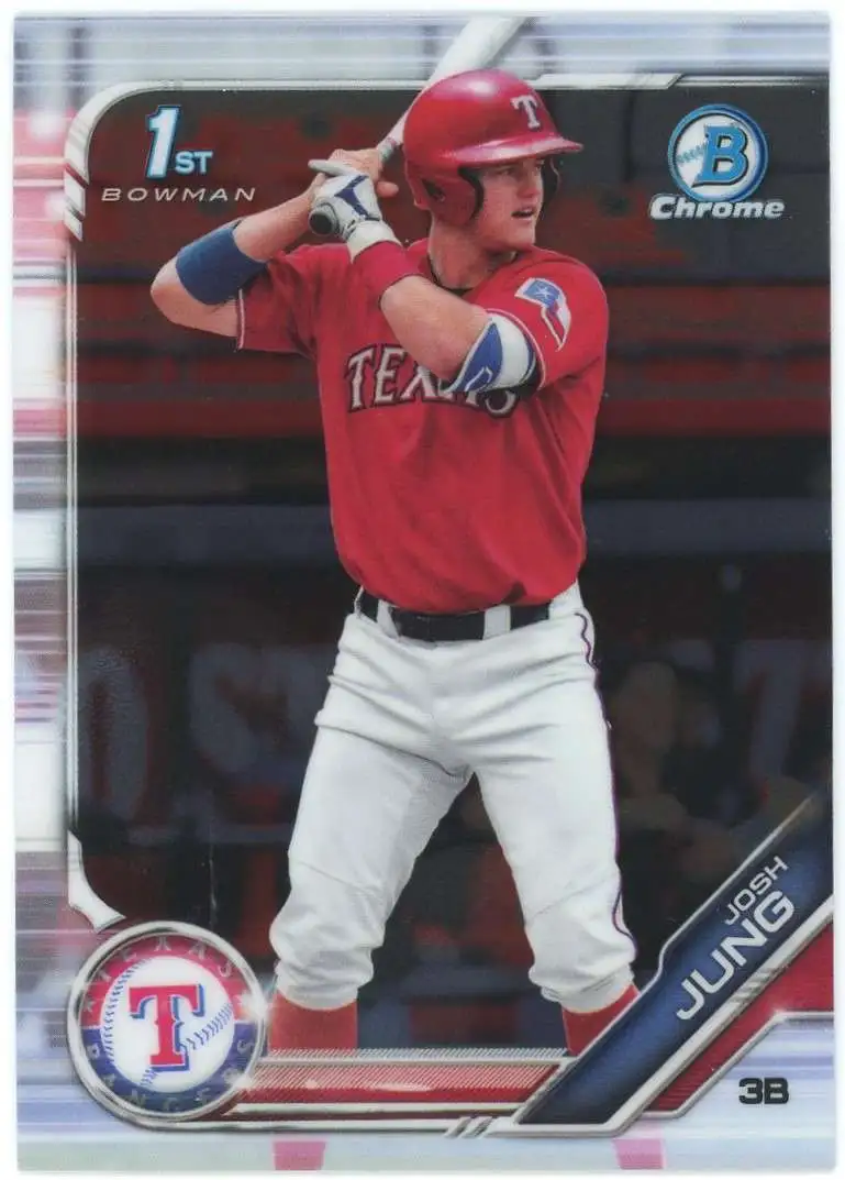 MLB Texas Rangers 2019 Bowman Draft Chrome Josh Jung BDC-7 [Rookie 1st Bowman]