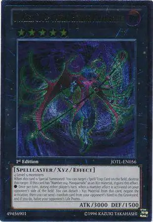 YuGiOh Trading Card Game Judgment of the Light Ultimate Rare Number C104: Umbral Horror Masquerade JOTL-EN056