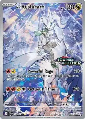 Pokemon Scarlet & Violet Journey Together N's Reshiram BOX TOPPER Single Card #167