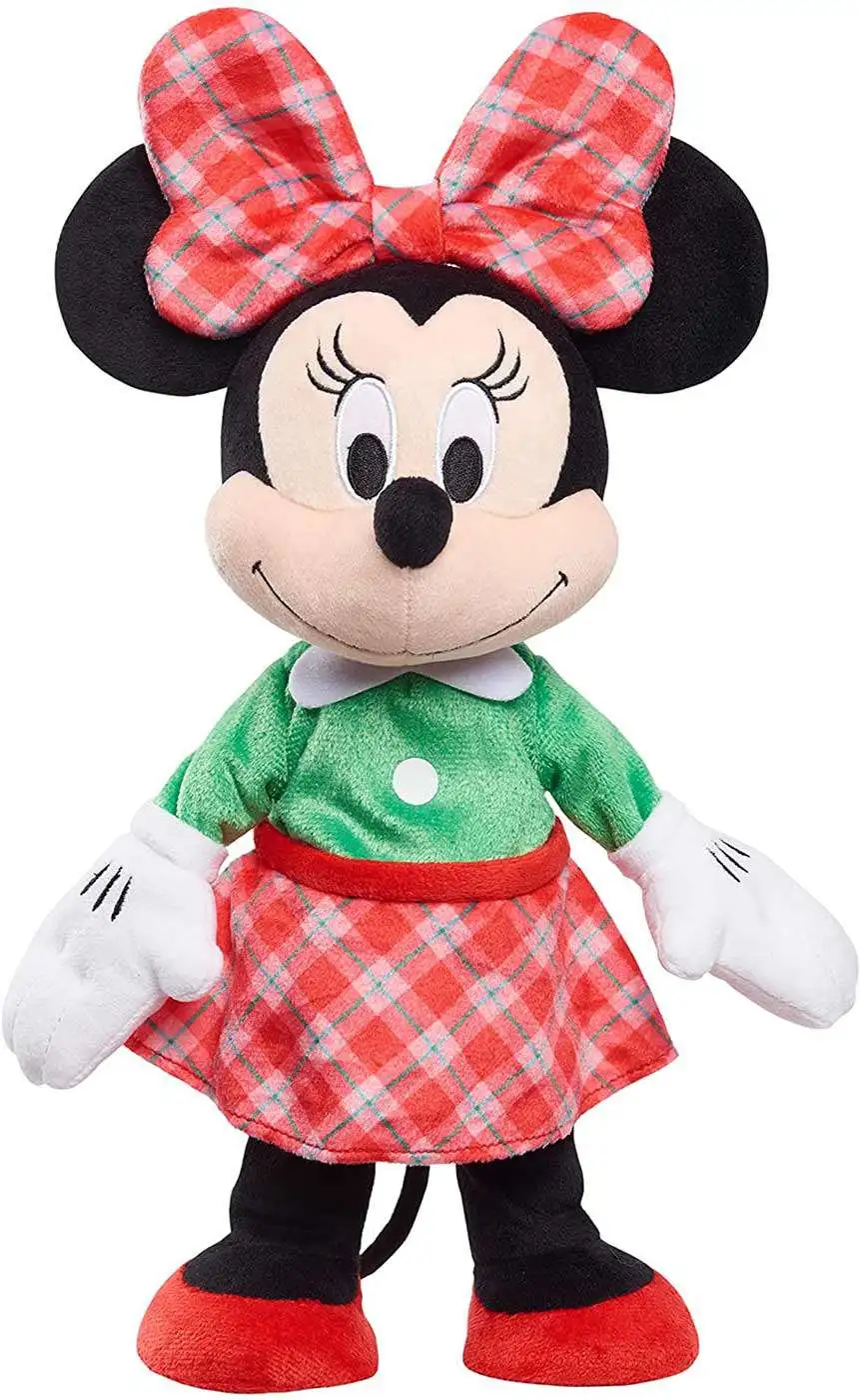 Disney Holiday Dancing Minnie 12-Inch Plush with Sound