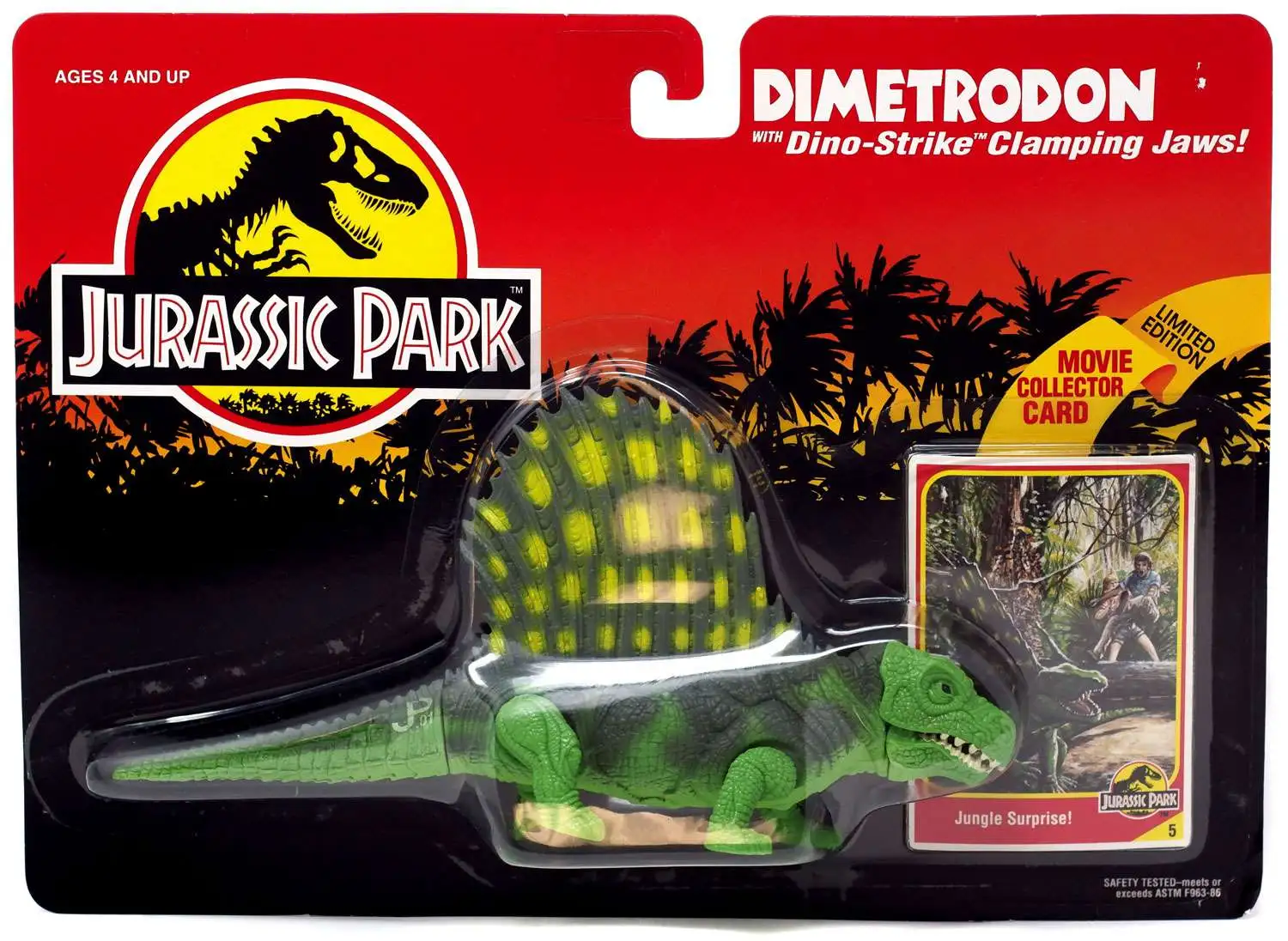 Jurassic Park Dimetrodon Action Figure [Dino-Strike Clamping Jaws]