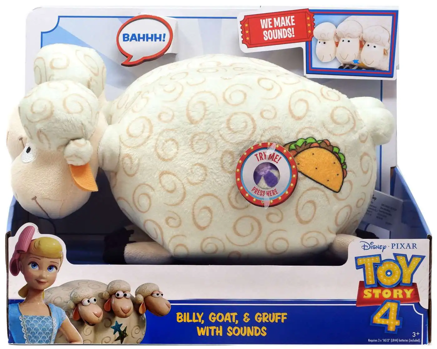 Disney Pixar Toy Story 4 Billy Goat and Gruff Sheep Plush medium soft toy 