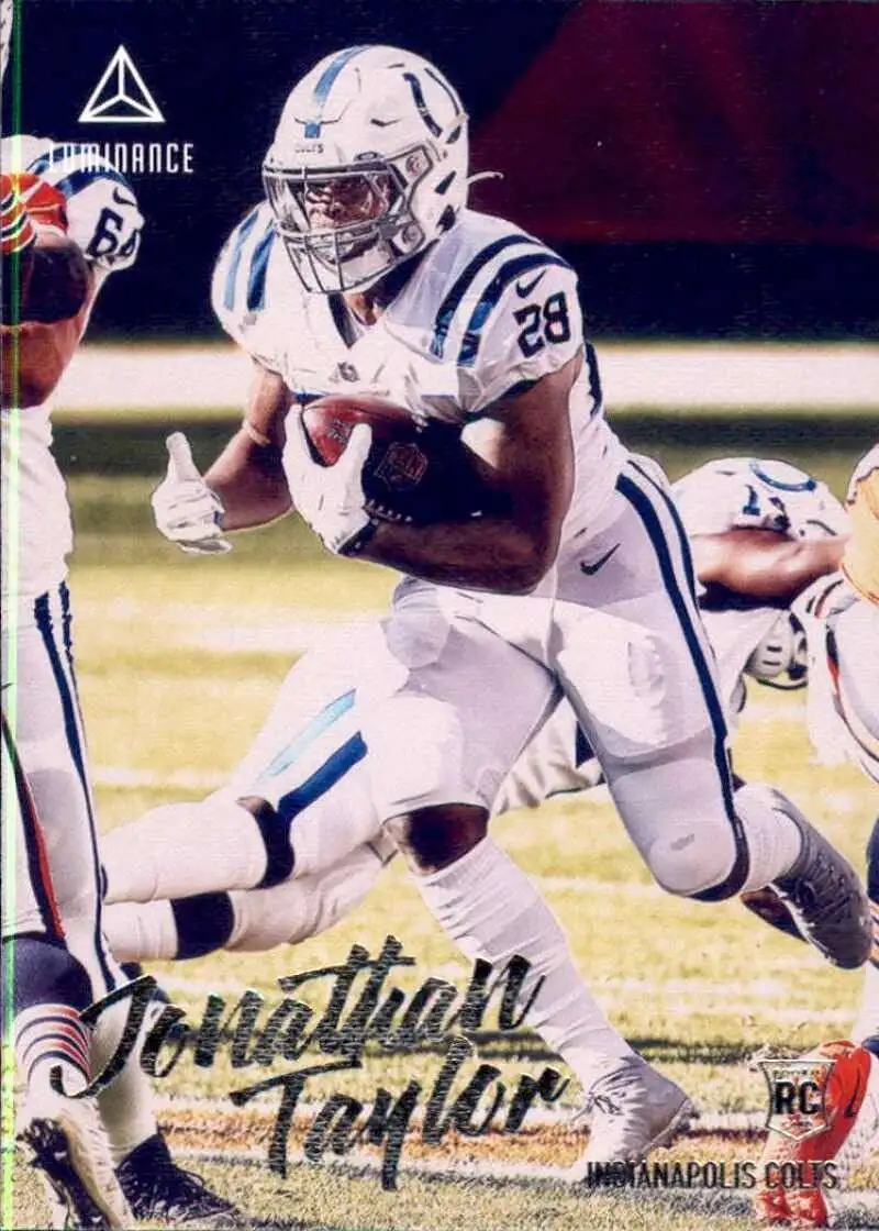 NFL 2020 Panini Chronicles Luminance Jonathan Taylor #215 [Rookie]