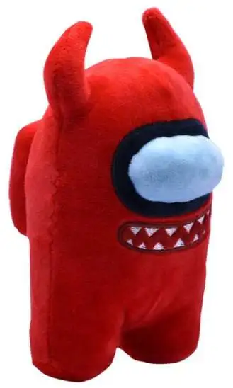 Among Us Red with Devil Horns 6.5-Inch Plush