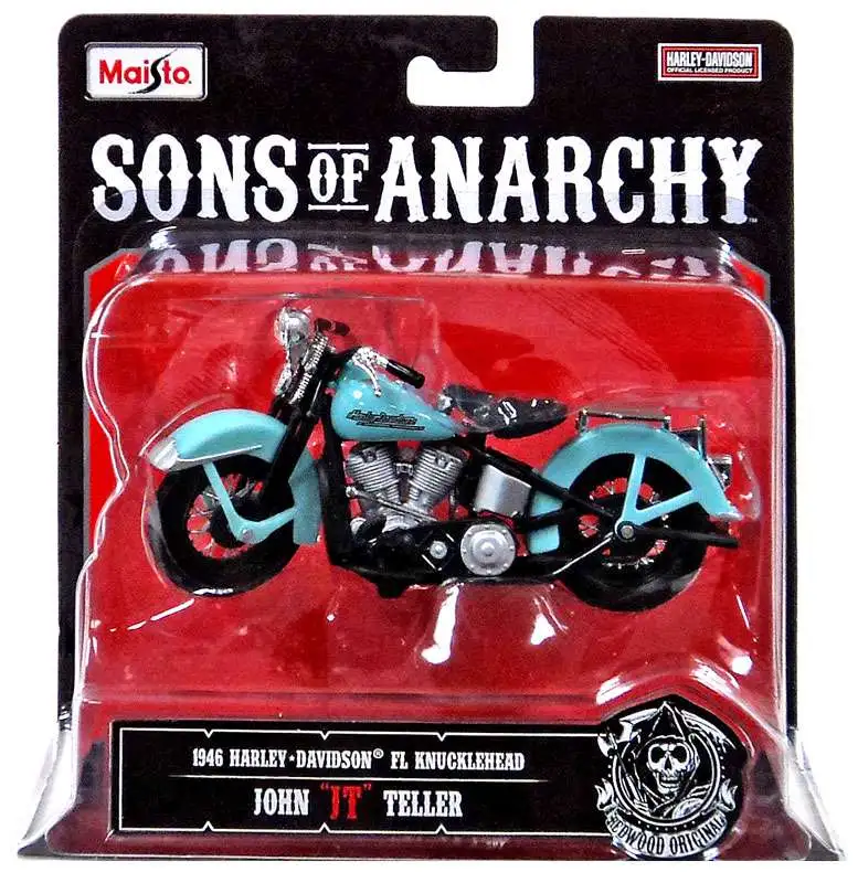 Sons of Anarchy John JT Teller 118 Diecast Replica Bike Maisto