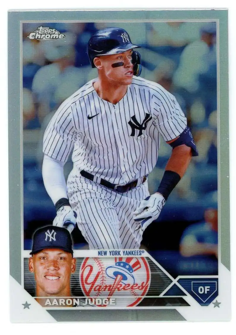 MLB 2023 Topps Chrome Refractor Aaron Judge #62
