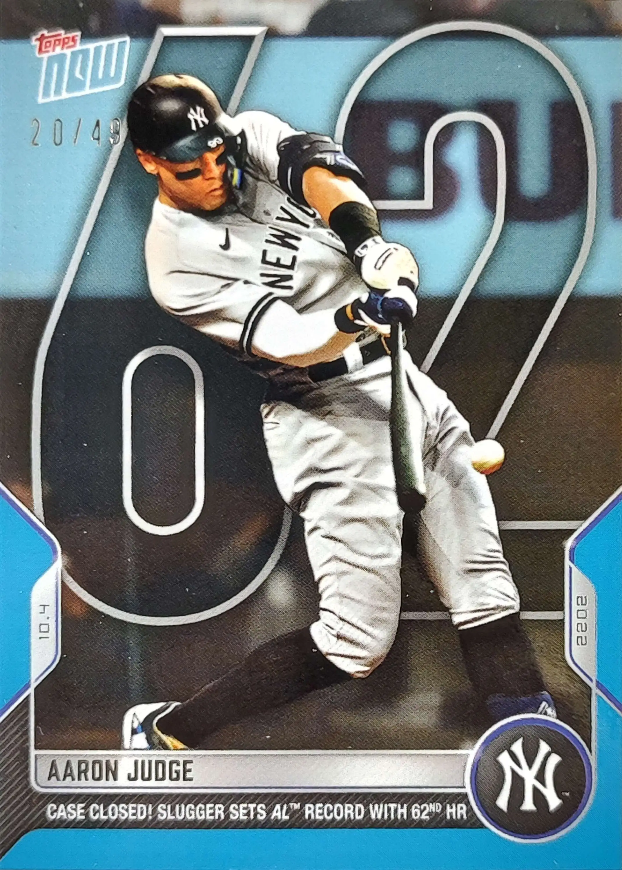 MLB New York Yankees - Aaron Judge 20 Poster