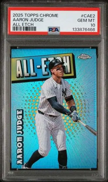 MLB 2025 Topps Chrome Baseball All-Etch Aaron Judge CAE-2 [PSA 10]