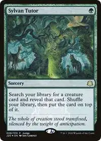 MtG DCI Judge Promo Promo Foil Sylvan Tutor #8