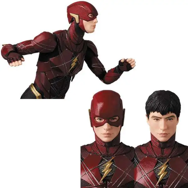 DC Justice League MAFEX The Flash 6 Action Figure 058 Justice