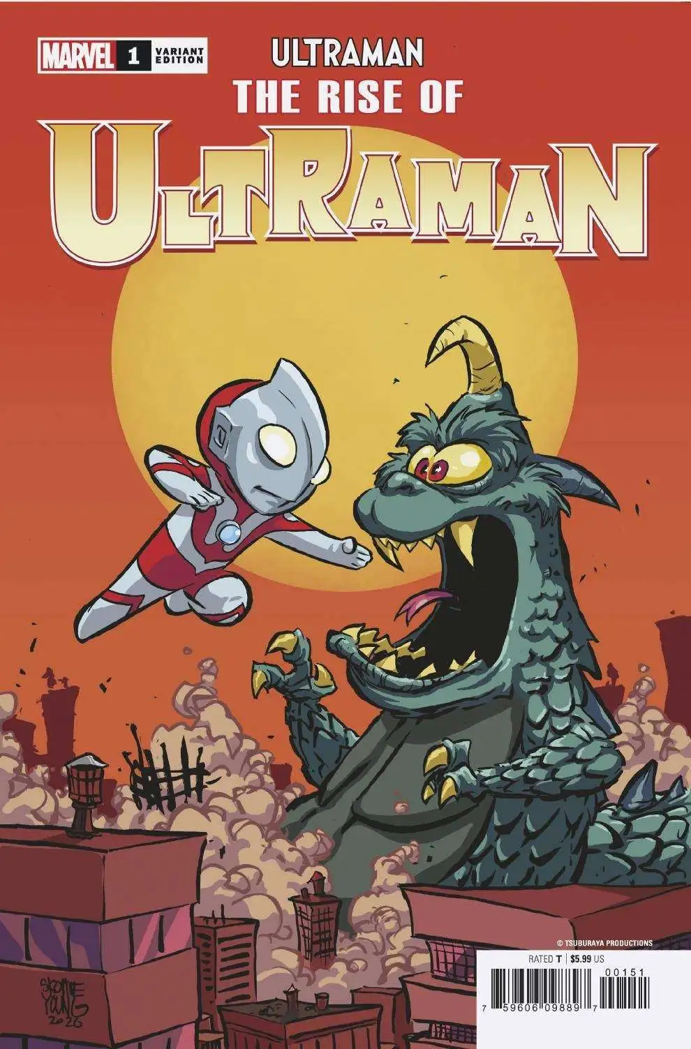 Marvel Comics Rise of Ultraman Comic Book 1 Young Variant - ToyWiz