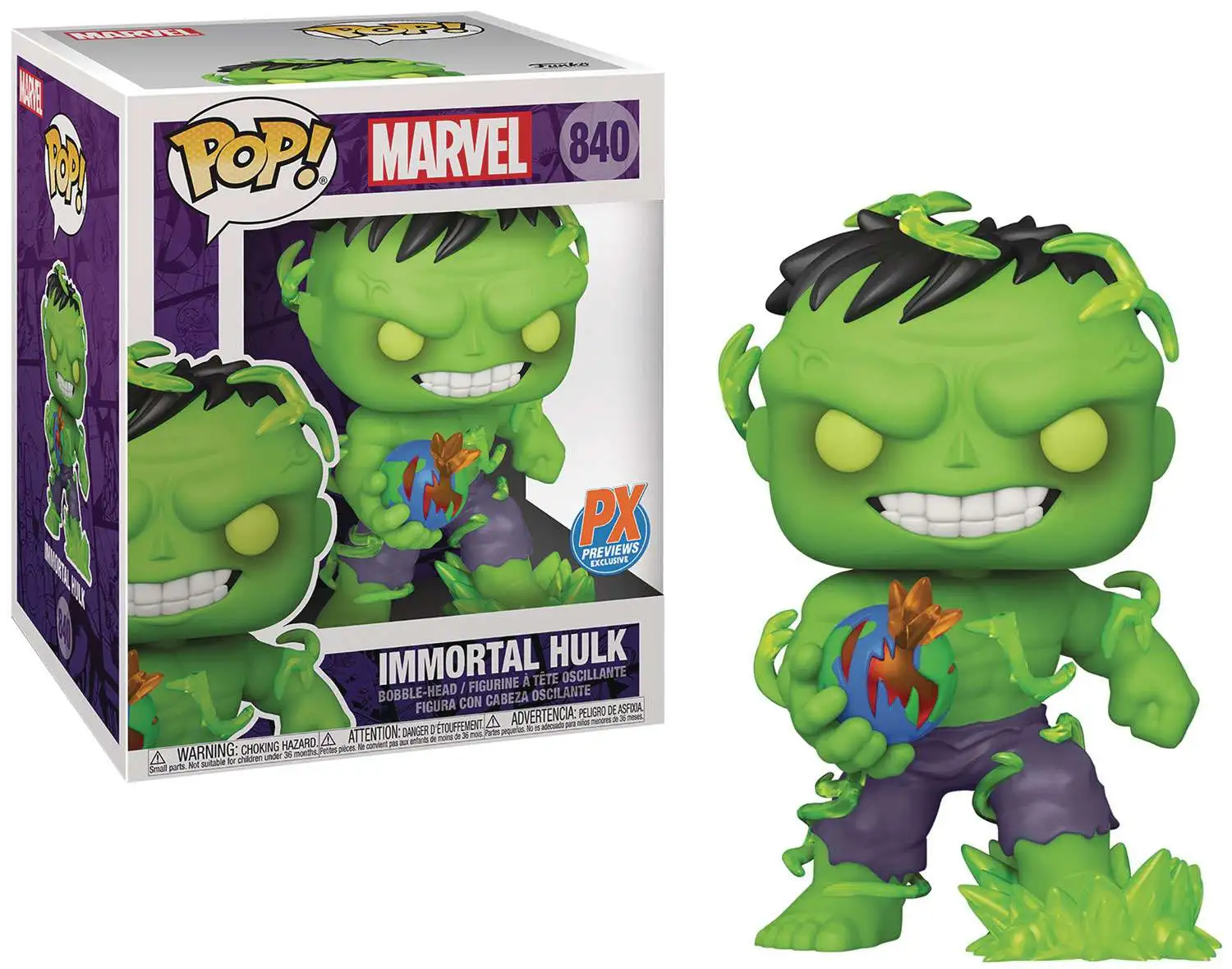 Funko Marvel POP Marvel Immortal Hulk Exclusive 6 Vinyl Bobble