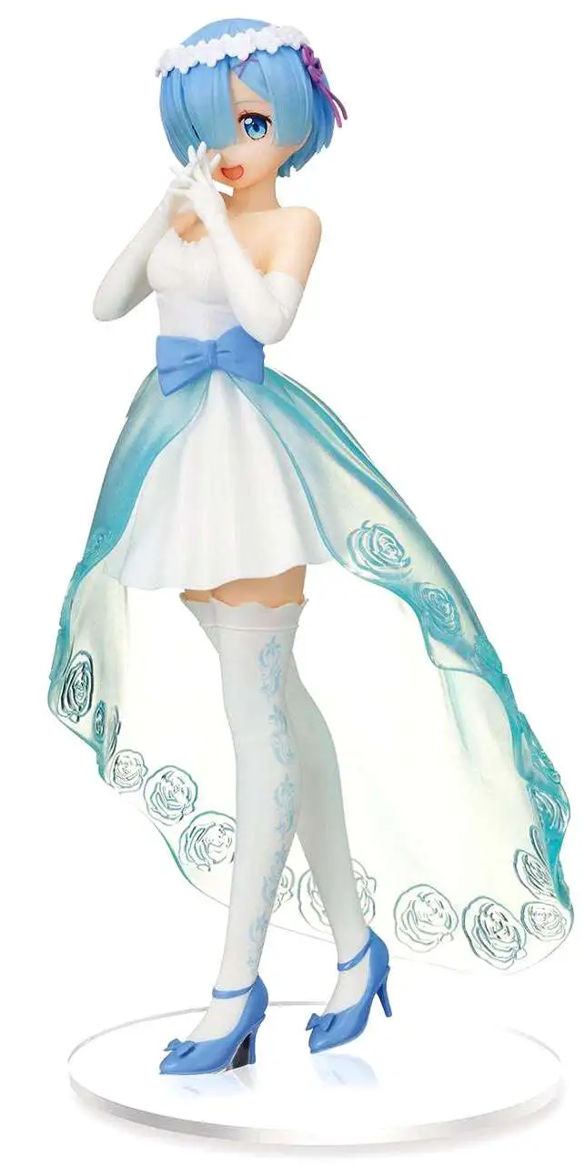 Sega Re: Zero Starting Life in a Different World Rem 8.6-Inch Collectible PVC Figure [Wedding Dress]