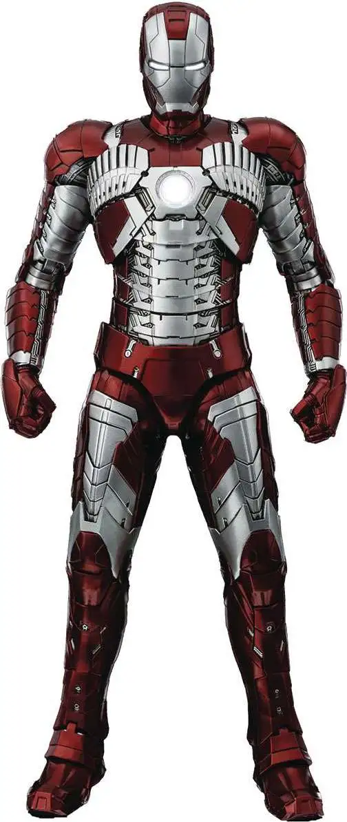 Marvel Infinity Saga Iron Man Mark 5 DLX Collectible Action Figure