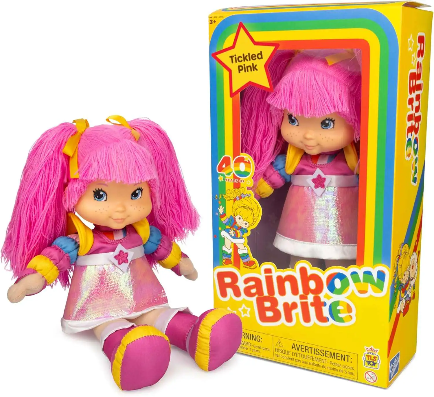 Rainbow Brite Tickled Pink 12-Inch Plush Doll