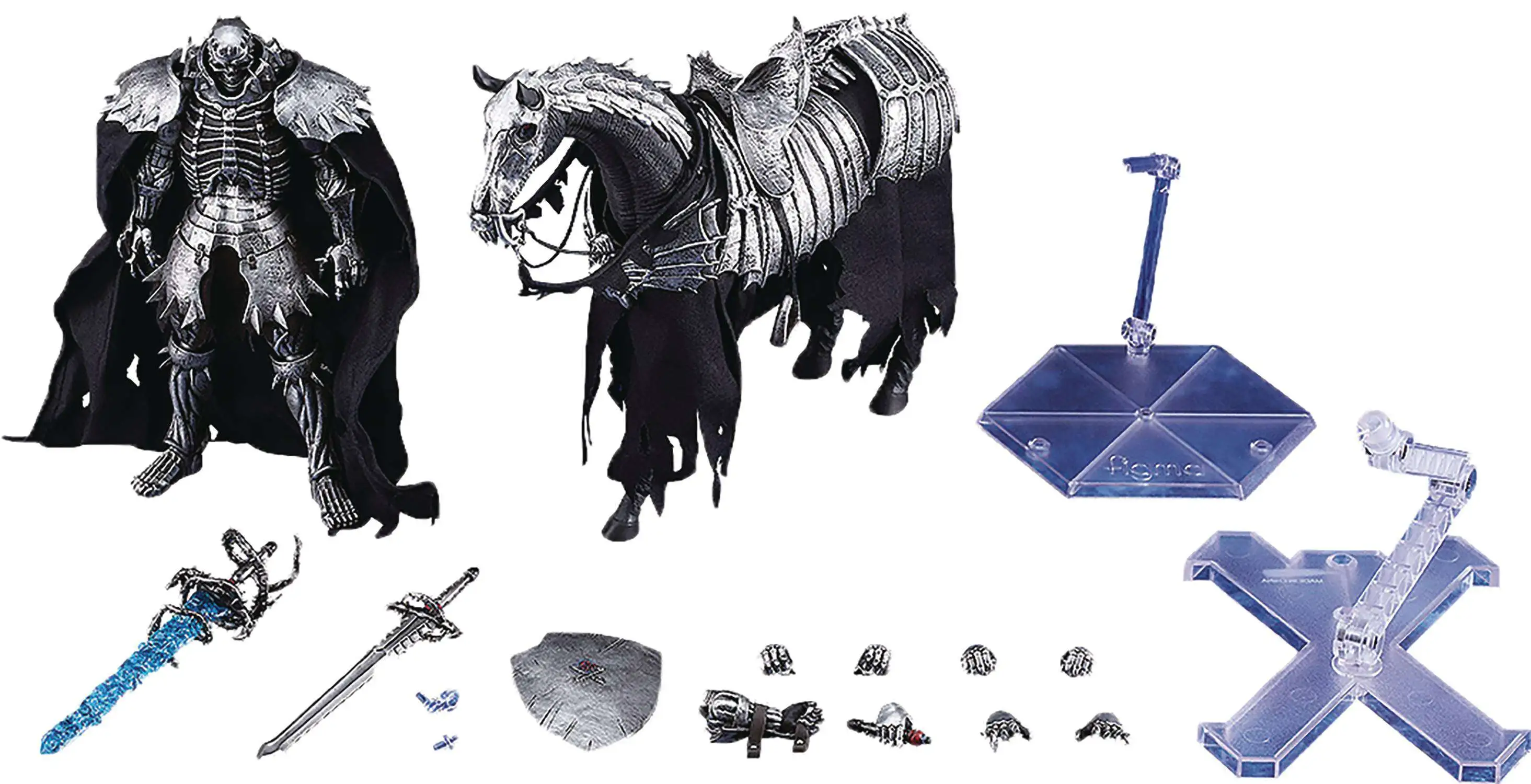 Berserk Figma Skull Knight with Steed Deluxe Action Figure