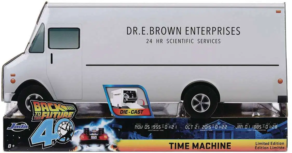 Back to the Future Time Machine Diecast Vehicle [40th Anniversary]