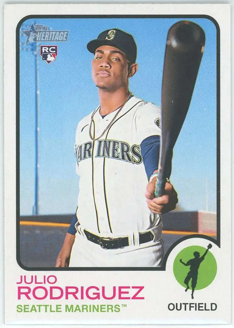2022 TOPPS NOW #568 JULIO RODRIGUEZ ROOKIE ALL STAR HR RECORD! SEATTLE  MARINERS