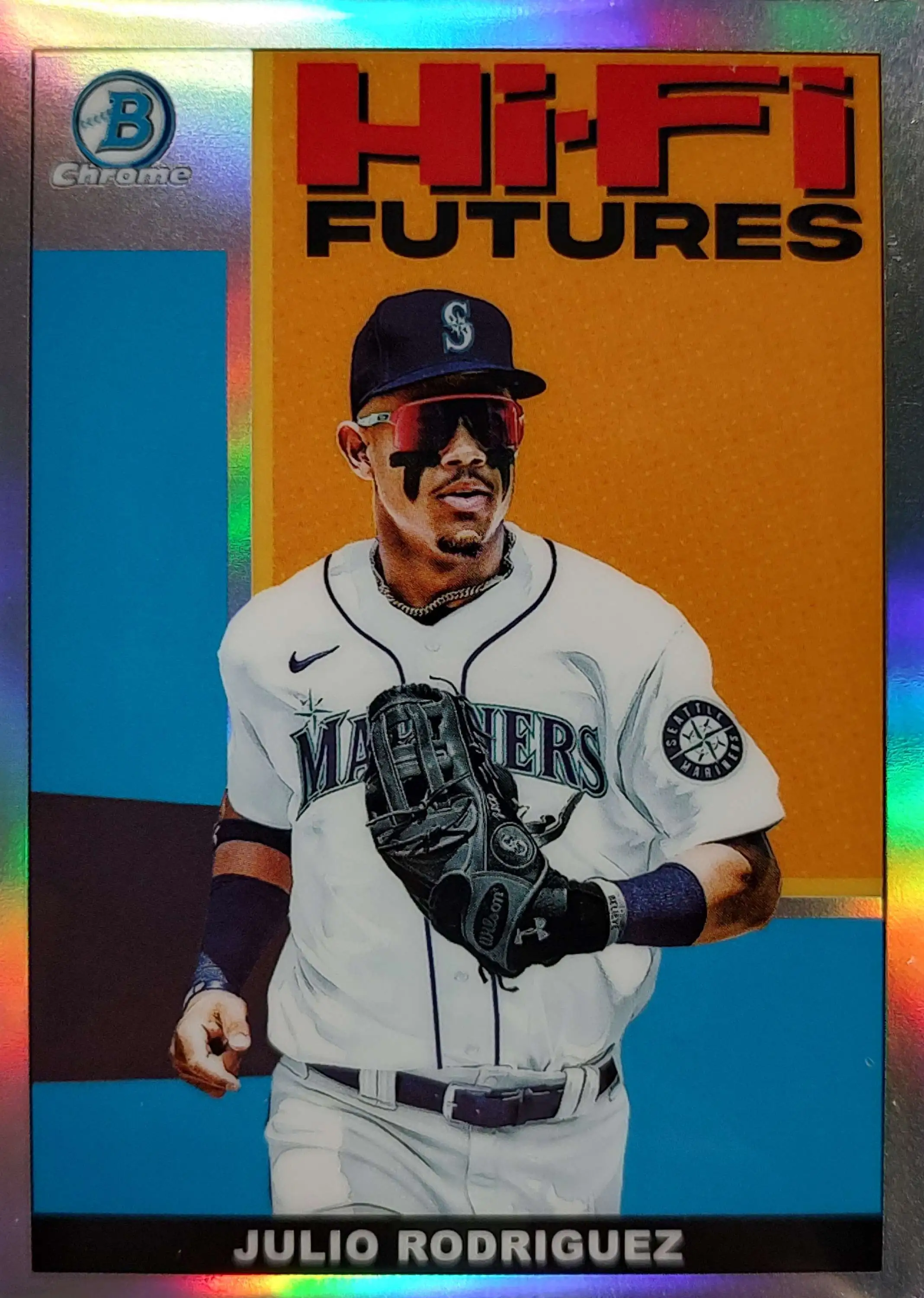 Seattle Mariners Julio Rodriguez 2022 AL Rookie of the Year MLB Topps Now  Card OS34