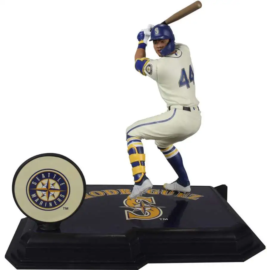 McFarlane Toys MLB Seattle Mariners Sports Baseball Julio Rodriguez 7-Inch Posed Figure [White Uniform, Chase Version]