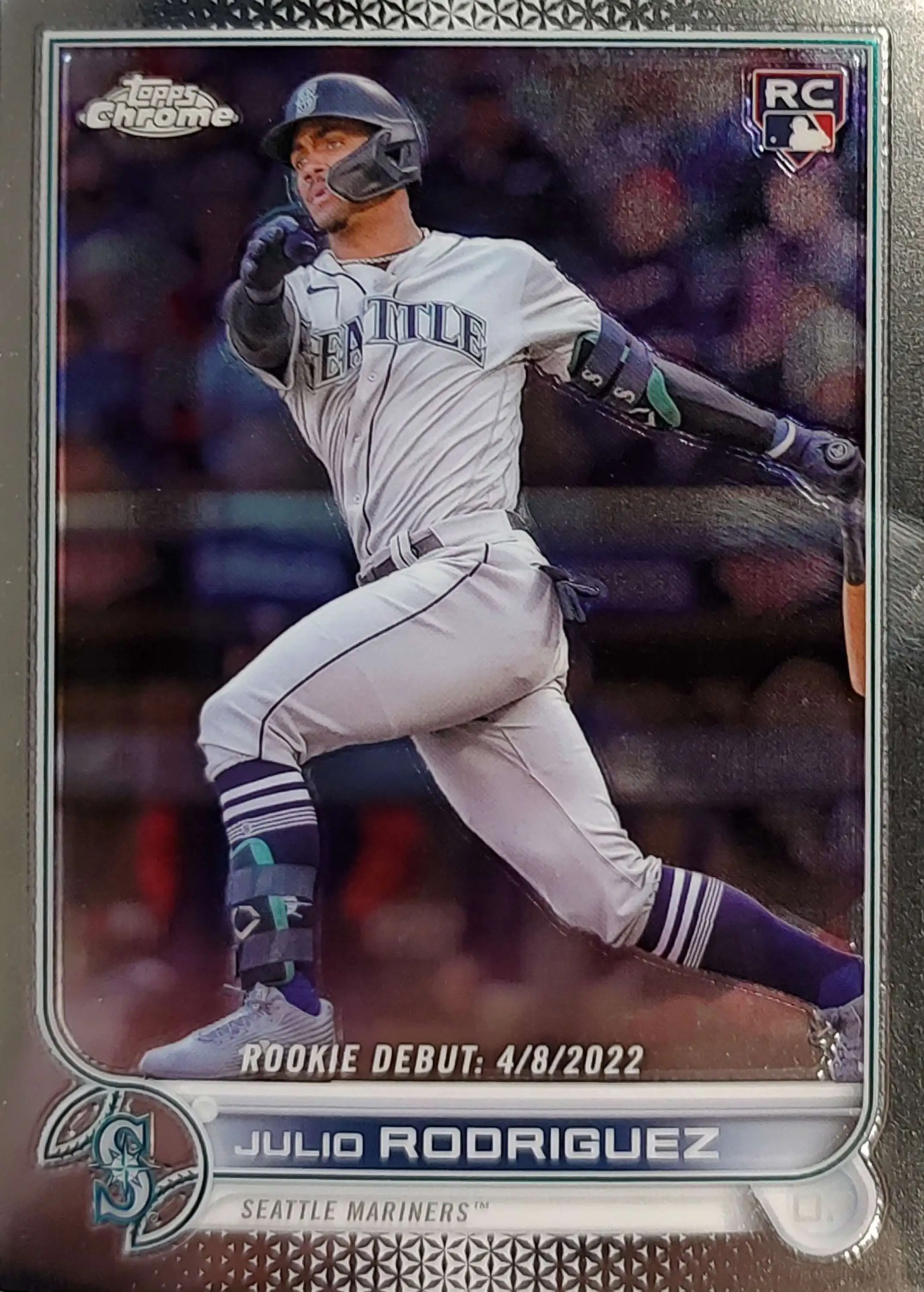 2022 TOPPS NOW #568 JULIO RODRIGUEZ ROOKIE ALL STAR HR RECORD
