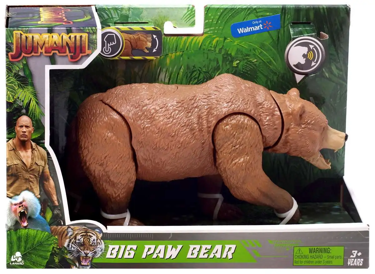Details about   Jumanji Big Paw Bear Action Figure Lanard Toys New 