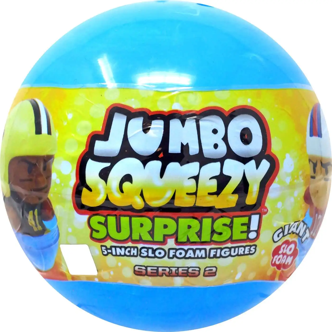 NFL JUMBO Squeezy Surprise! Series 2 Football Mystery Pack [1 RANDOM Slo Foam Figure]