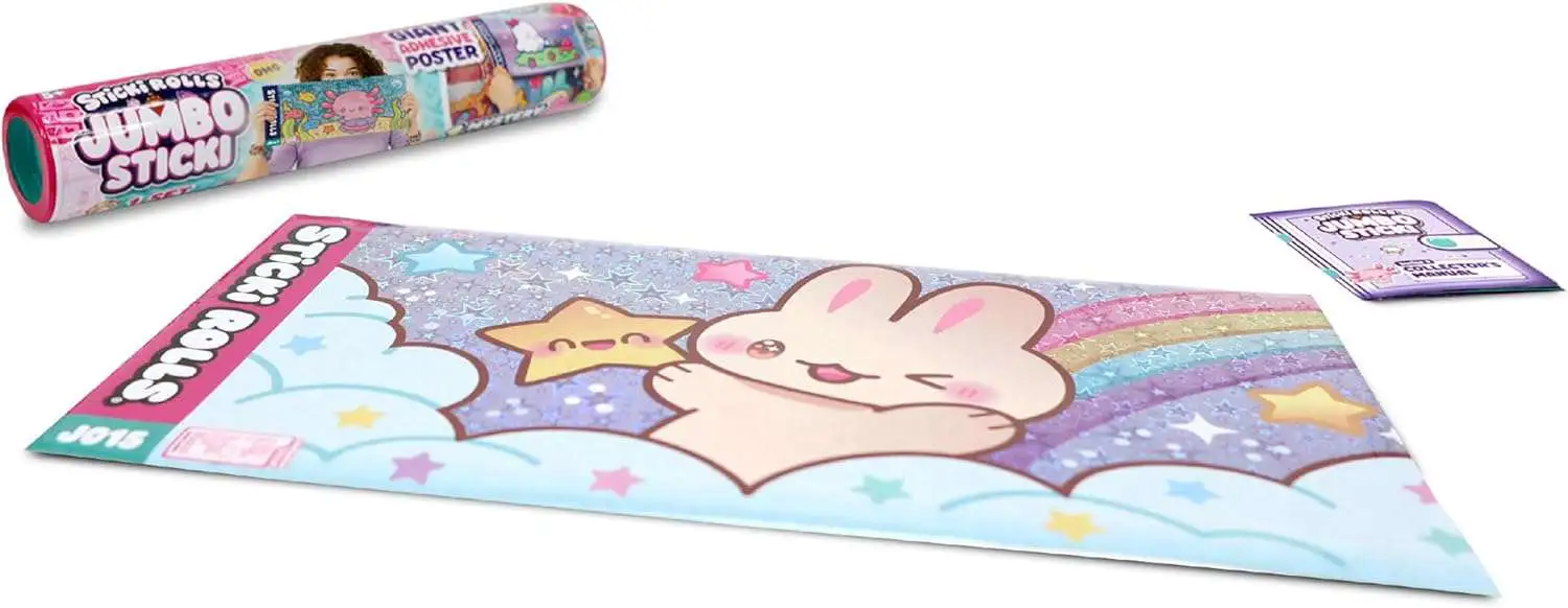 Sticki Rolls JUMBO Mystery Roll Pack [Wearable, Shareable Sticker Jewelry!]