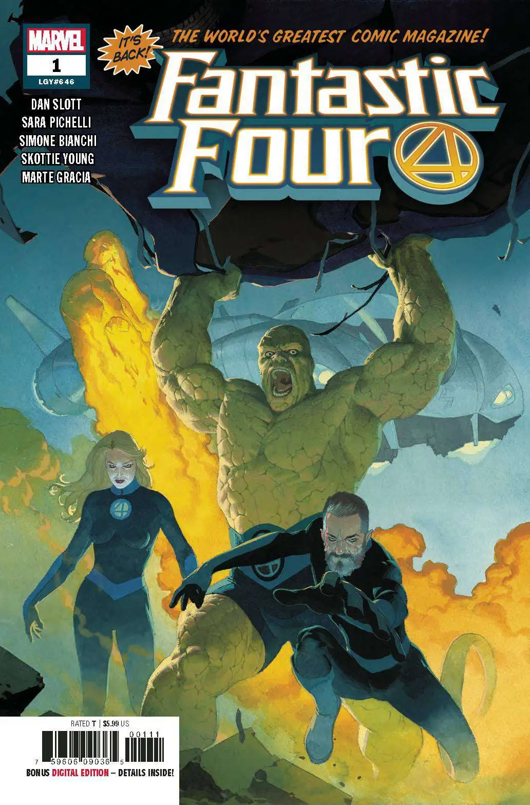 2018 FREE SHIPPING! FANTASTIC FOUR #1 ARTGERM VARIANT COVER Set of 4 