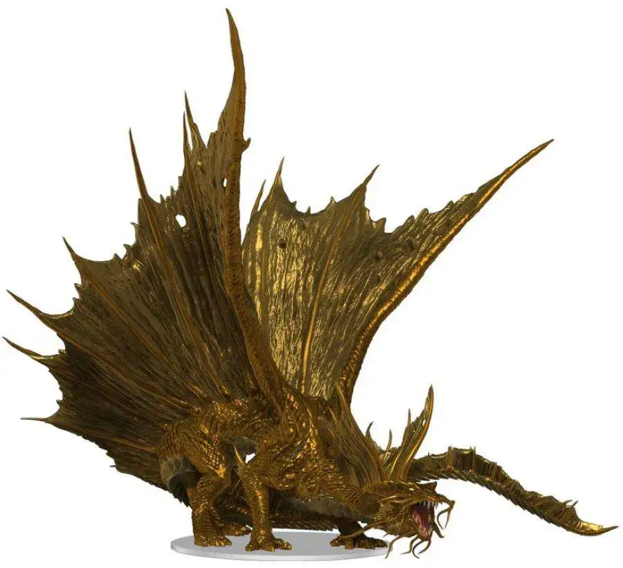 Adult Gold Dragon *FULL ART* MTG Adventures in the Forgotten Realms Rare