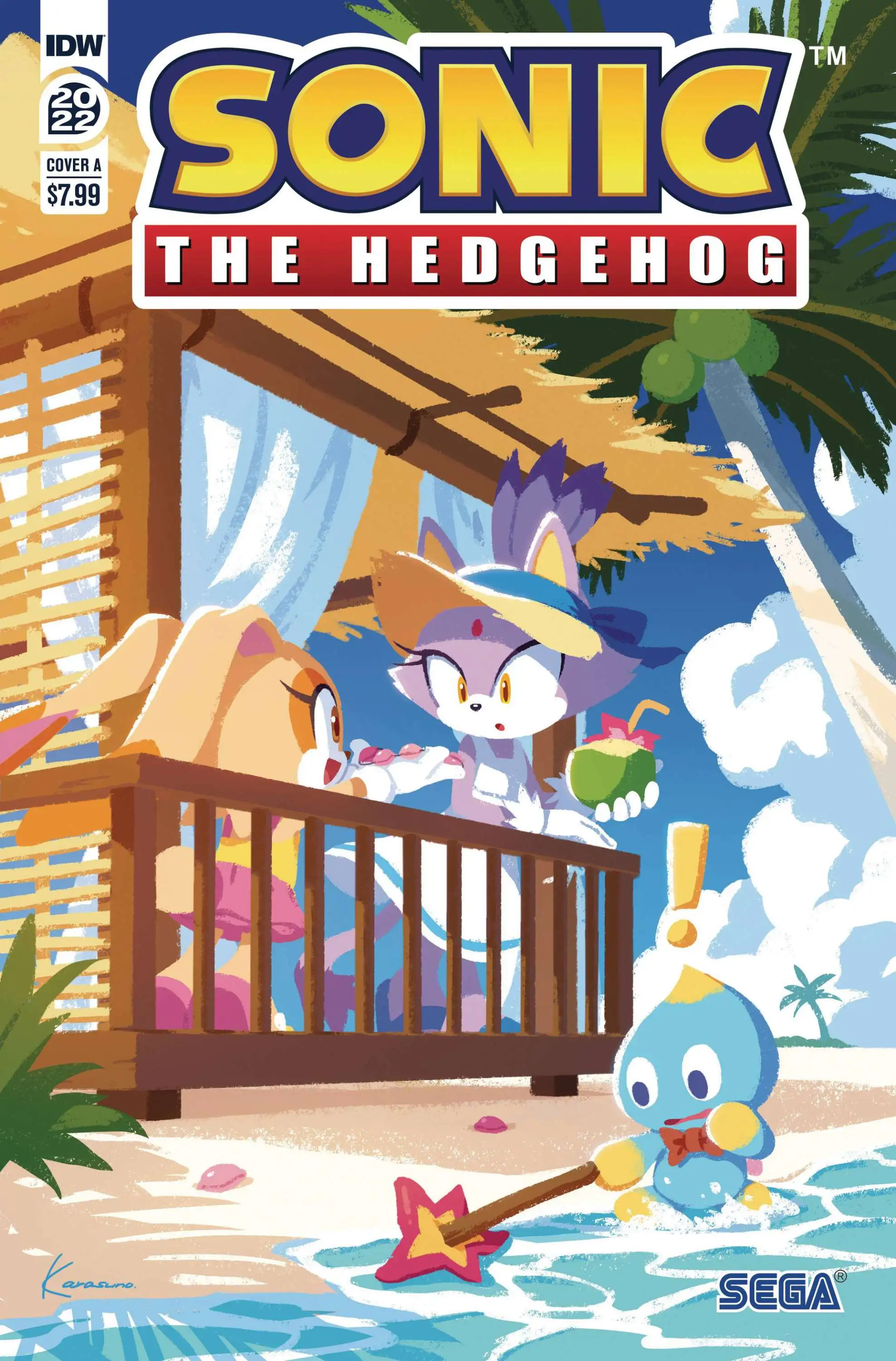 IDW Publishing Sonic The Hedgehog Annual 2022 Comic Book Cover A Sonic Team  - ToyWiz
