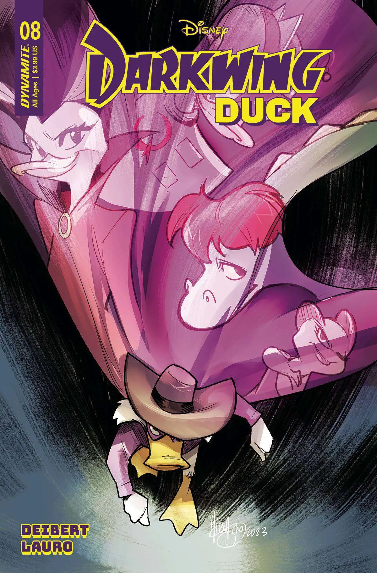 Dynamite Entertainment Darkwing Duck #8 Comic Book [Andolfo Cover B]