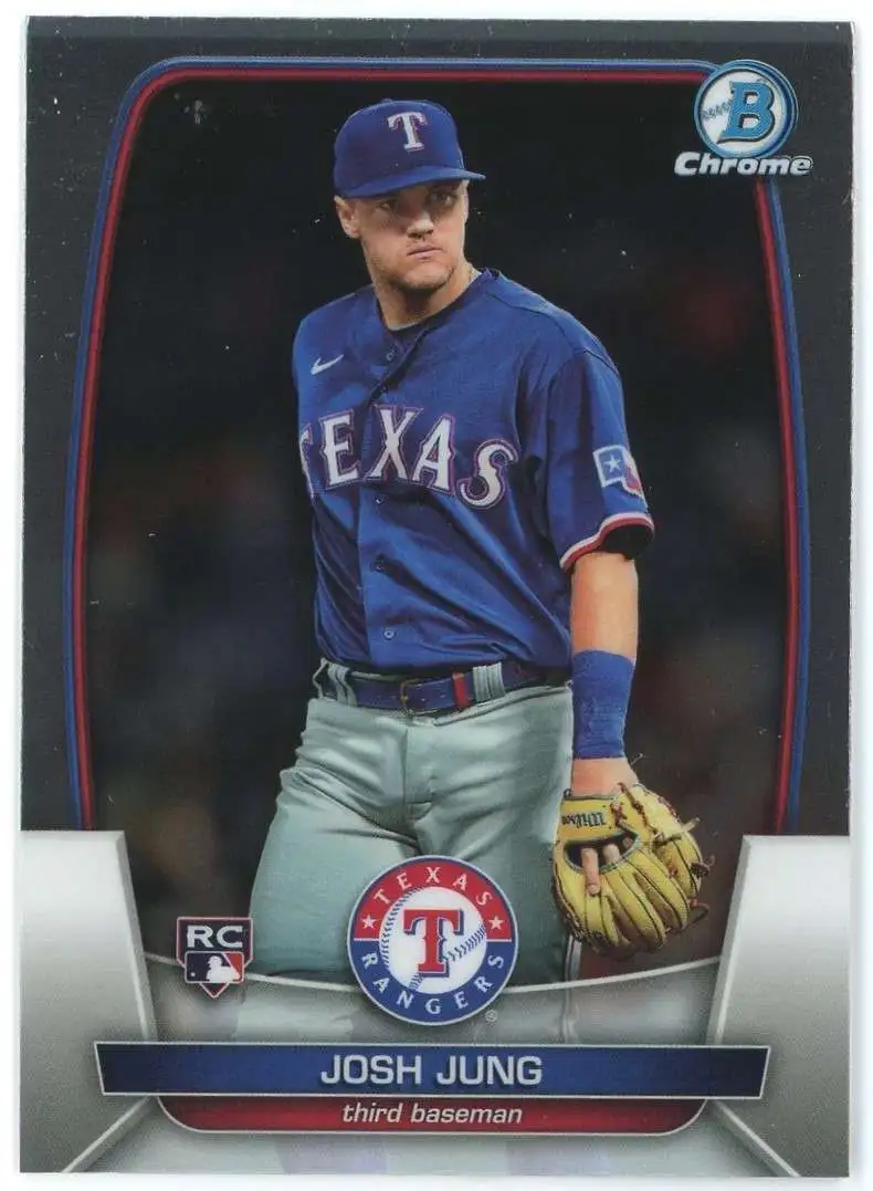 Josh Jung 2023 Topps Series 2 Chrome Stars of MLB Rookie Card (Rangers)