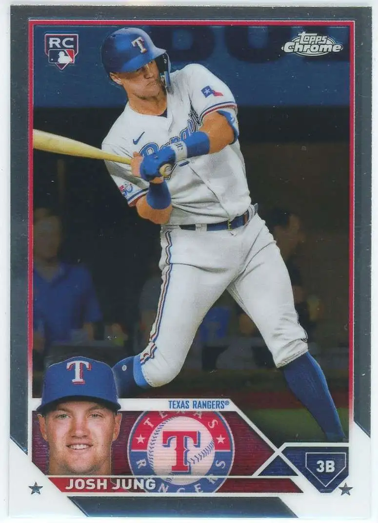 MLB 2023 Topps Chrome Single Card Josh Jung 93 Rookie - ToyWiz