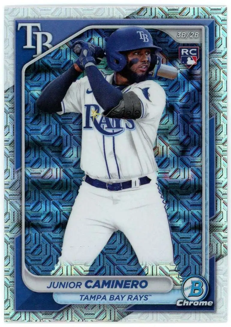 MLB Topps 2024 Bowman Baseball Mega Box Mojo Refractor Junior Caminero #20 [Rookie]