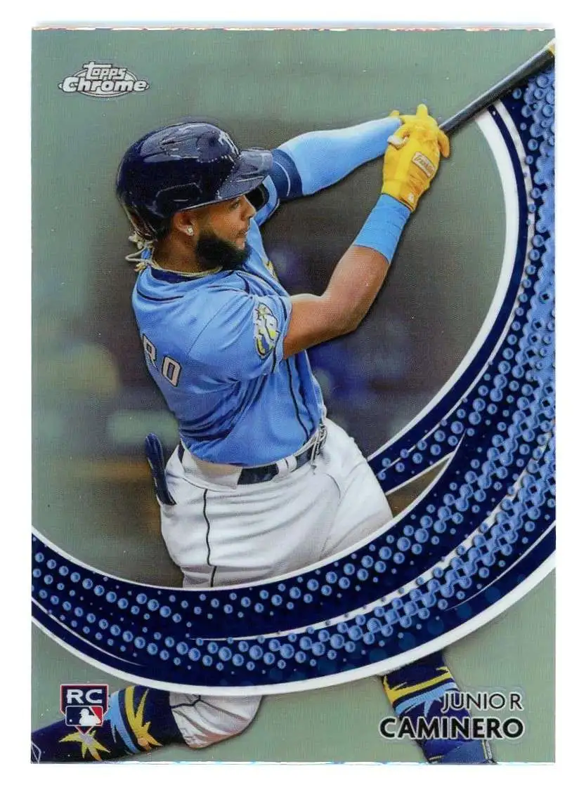 スポーツ選手 MLB - Topps stadium club junior caminero 2024 Topps Stadium Club Junior Caminero Image Variation PSA8
