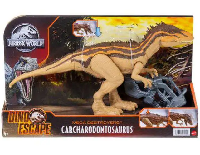 Jurassic World Dino Escape Carcharodontosaurus Action Figure [Mega Destroyer, Damaged Package]