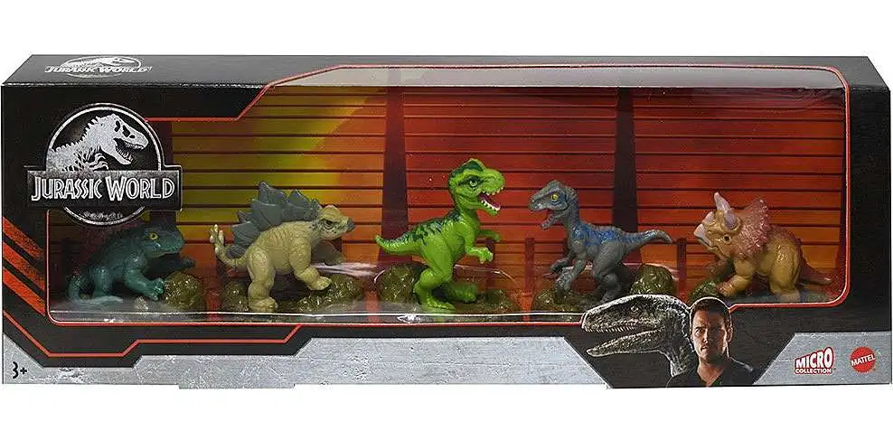 Jurassic World Micro Collection Dimetrodon, Stegosaurus