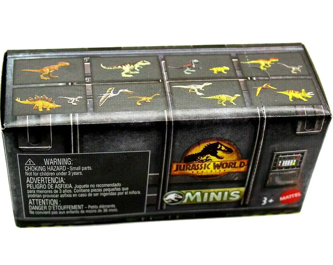 Jurassic World Dominion MINIS Mystery Pack [1 RANDOM Extra Large Mini Figure OR 1 Large & 1 Small OR 2 Medium Figures]