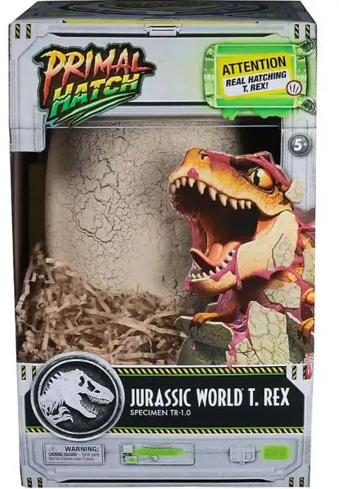 Jurassic World Primal Hatch T. Rex Interactive Action Figure [Specimen TR-1.0]