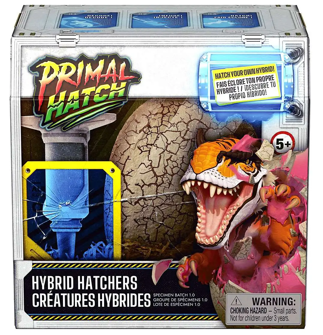 Jurassic World Primal Hatch Hybrid Hatchers Action Figure [Specimen Batch 1.0, 1 RANDOM Dino Creaure]