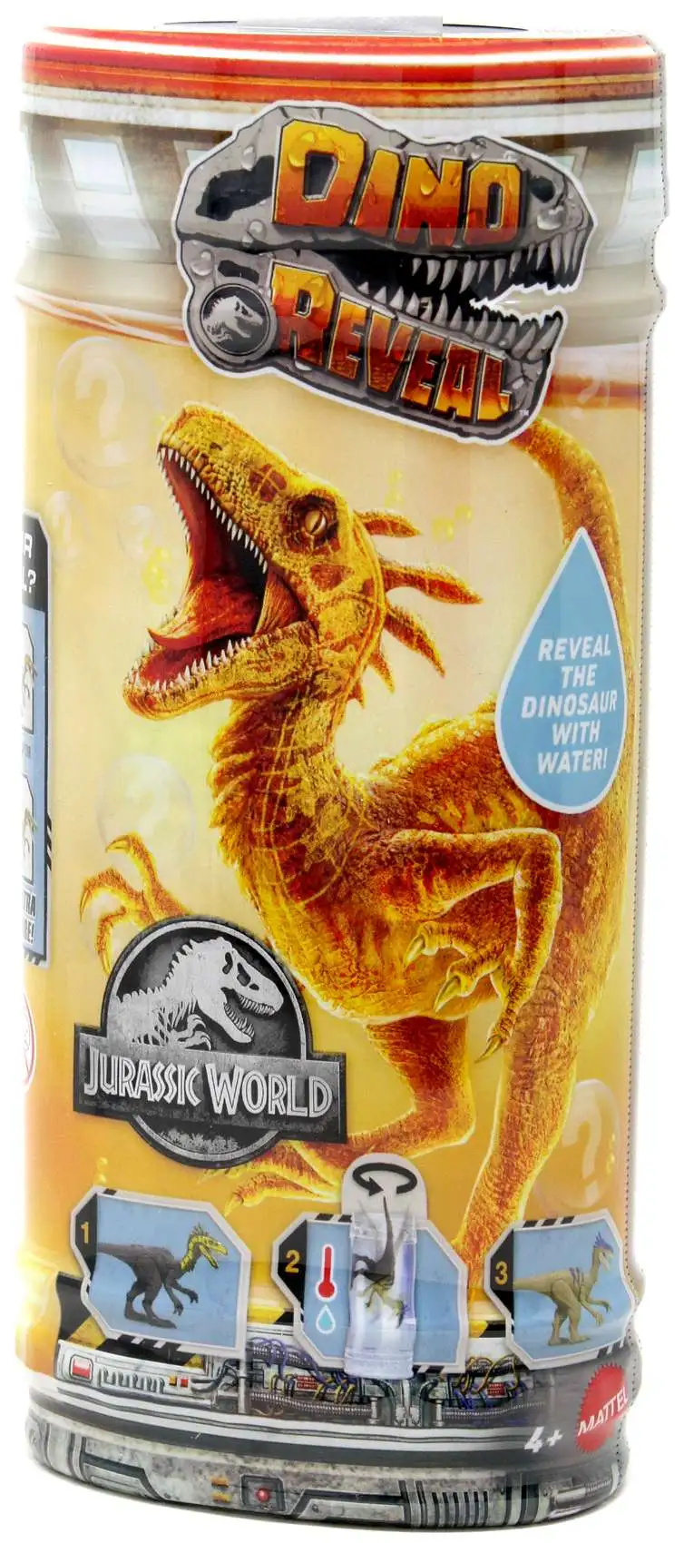 Jurassic World Dino Reveal RAPTOR Mystery Pack [1 RANDOM Color Change Dinosaur Figure]