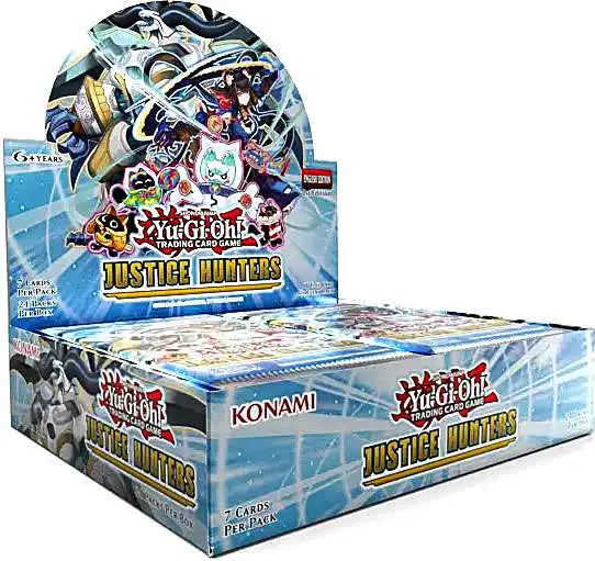 YuGiOh Justice Hunters Booster Box 24 Packs Konami - ToyWiz