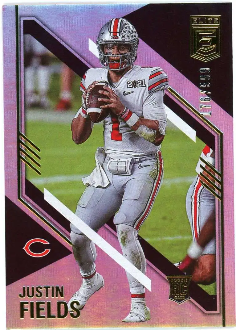 NFL 2021 Select Football Single Card Silver Die-cut Justin Fields 150  Rookie Premier - ToyWiz